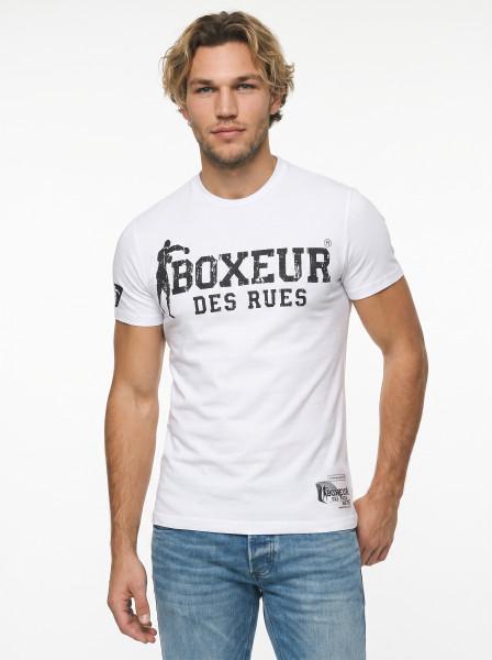 T-Shirt Iconica White con logo Black