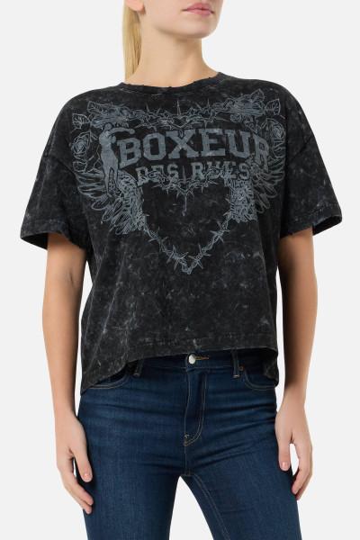 T-Shirt Corta Acid Wash