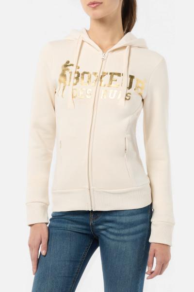 Felpa Logo Butter Con Cappuccio E Zip