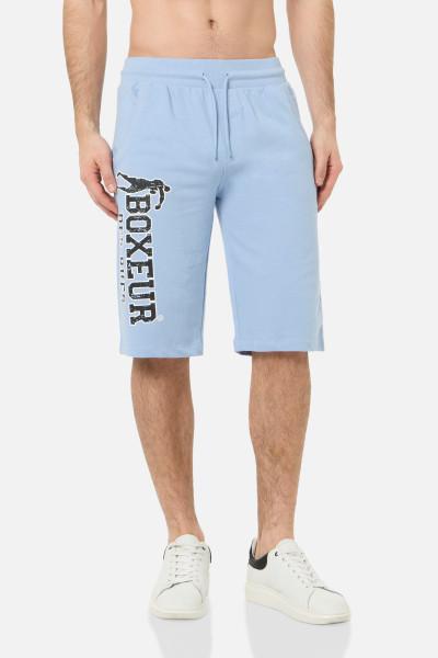 Pantaloncino Azzurro Con Logo