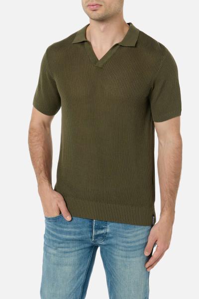 Polo Verde Militare In Maglia