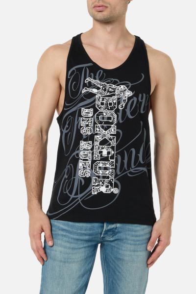 Canotta Graficata In Stile Chicano Black