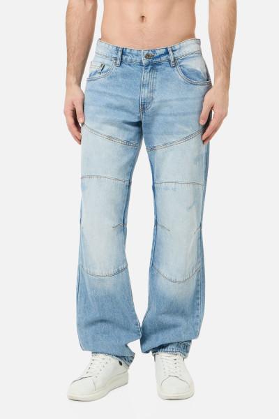Jeans Motorcycle Light Blue