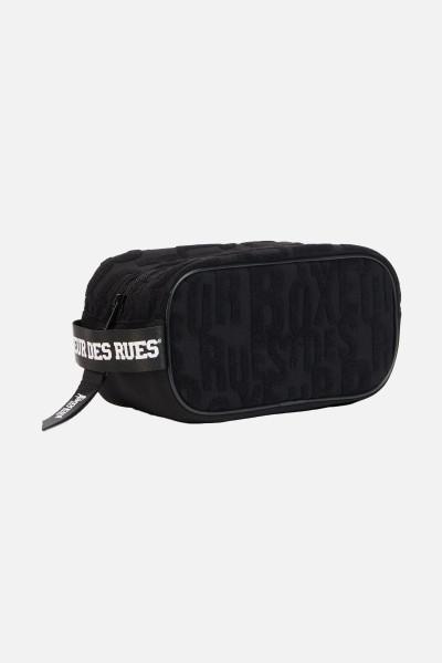 Borsa Con Logo All Over Black
