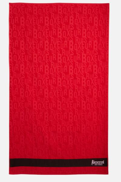 Telo All-Over Effetto Spugna Red