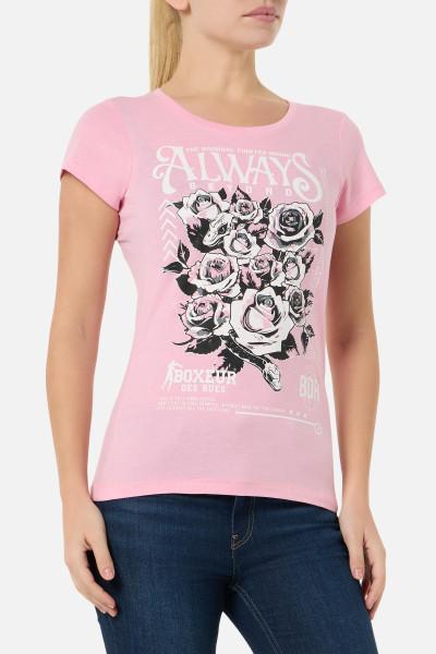T-Shirt Graficata Candy Pink
