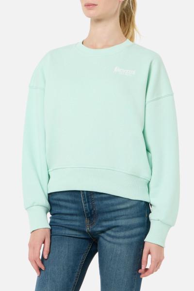 Felpa Giro Collo Jelly Mint