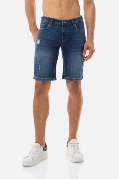 Regular Short Jeans Dark Blue Dark Blue