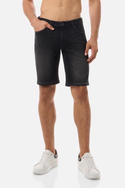 Regular Short Jeans Dark Grey