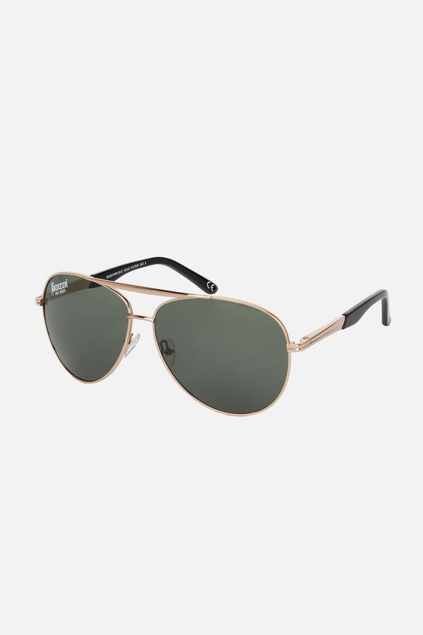 Occhiali da sole Aviator Gold in metallo