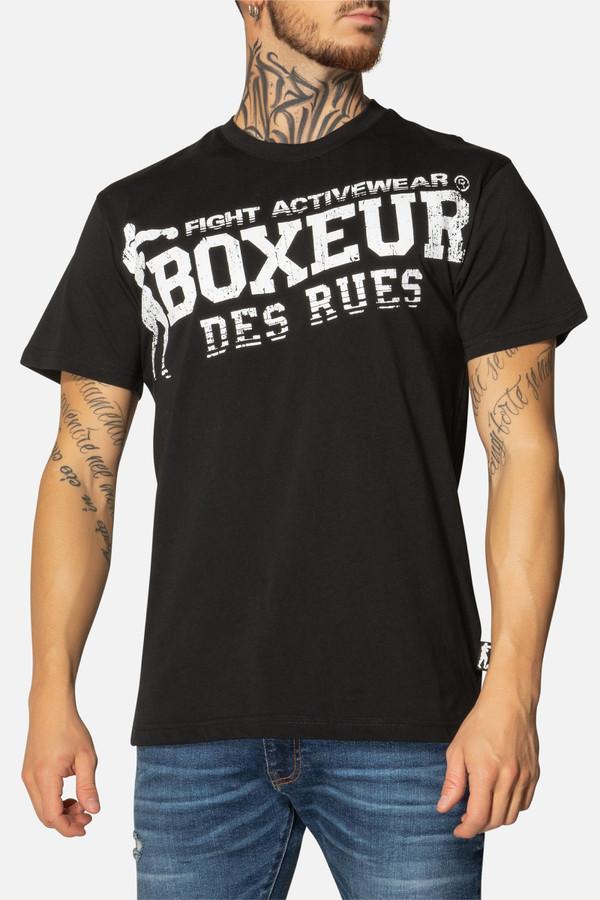 Round Neck Big Logo T-Shirt Black