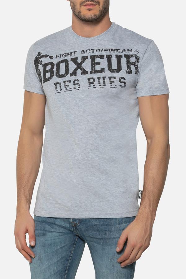 Round Neck Big Logo T-Shirt Grey Mel