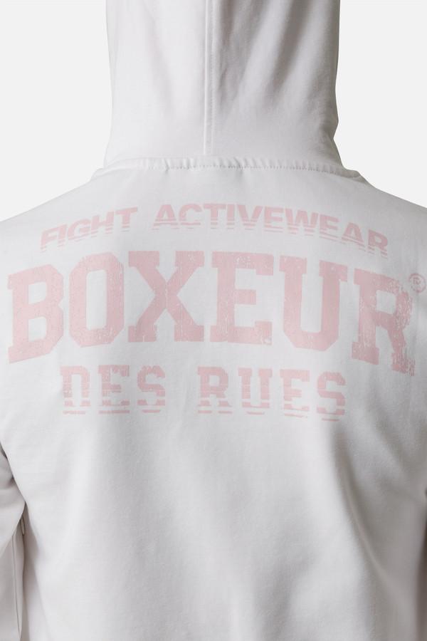 Logo Zipped Hoodie White - Main Image