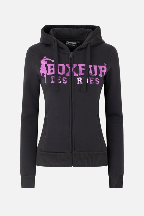 Hoodie Felpa Donna Boxeur Gilet Di Felpa Con Cappuccio Boxer Donna