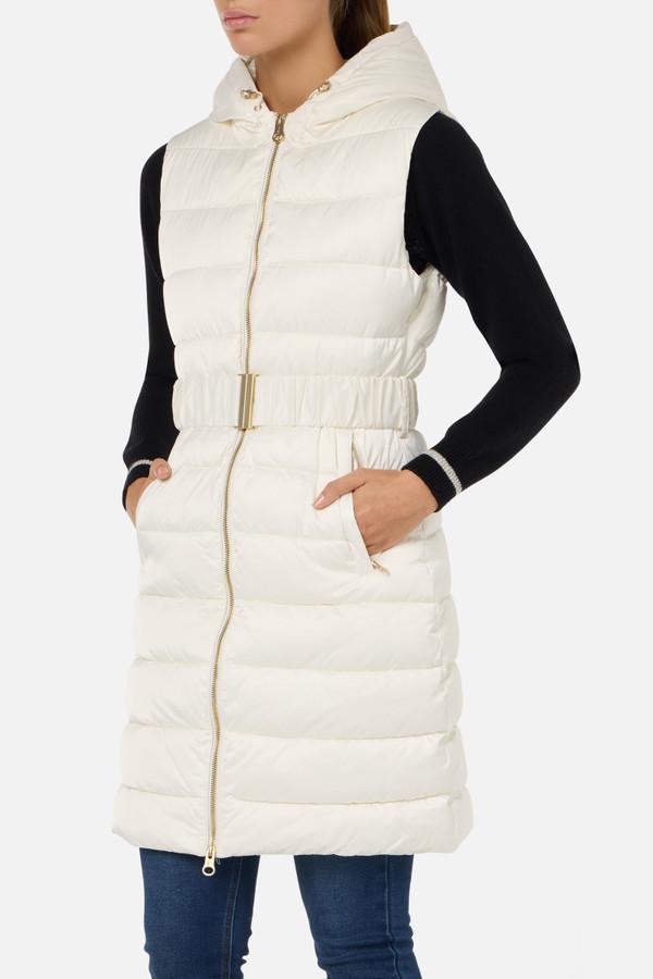 Long Gilet White