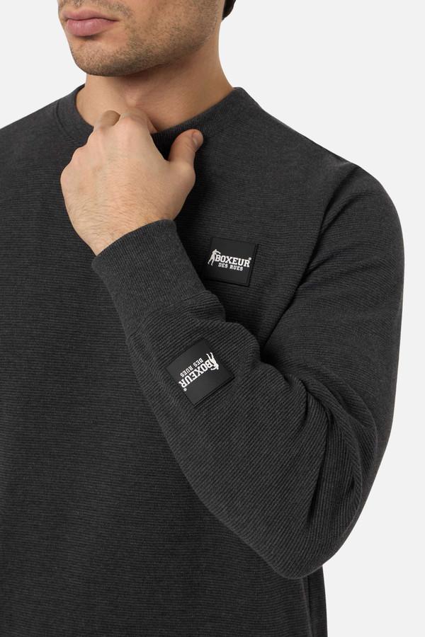 Grey Mélange Sweatshirt-Jumper Anthracite Mel