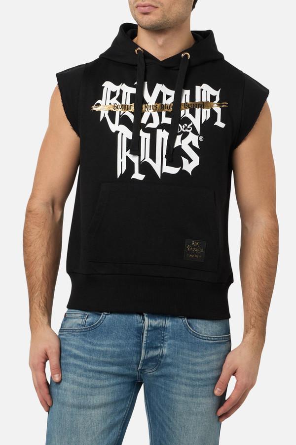 Smanicato Con Cappuccio Black-Gold