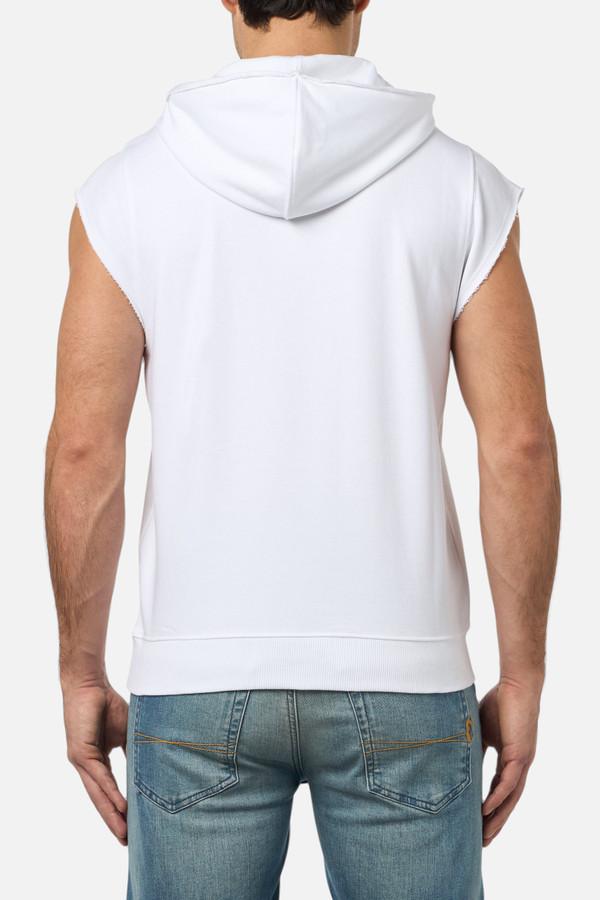 Smanicato Bianco Con Cappuccio White-Gold