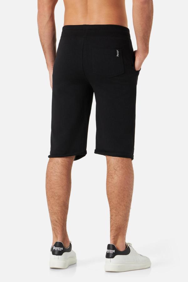 Black Shorts With Gold Logo Black-Gold