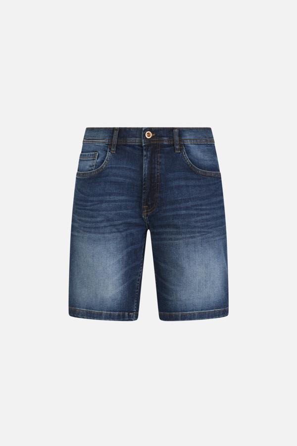Slim Fit Short Denim Dark Blue