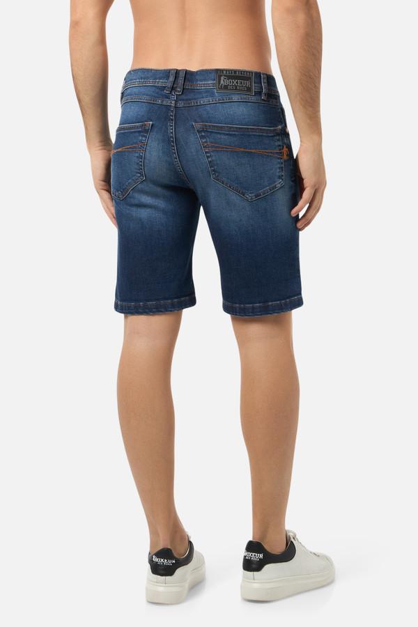 Slim Fit Short Denim Dark Blue