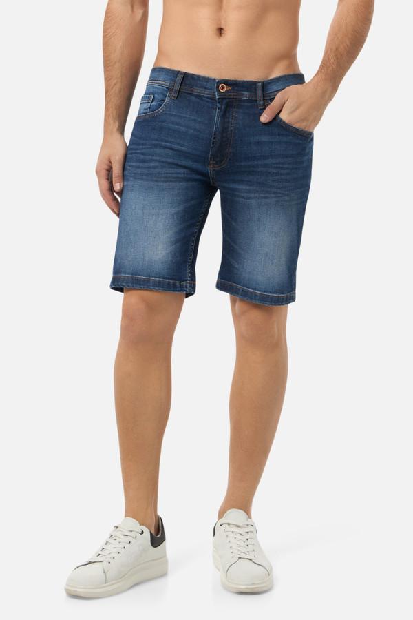 Slim Fit Short Denim Dark Blue