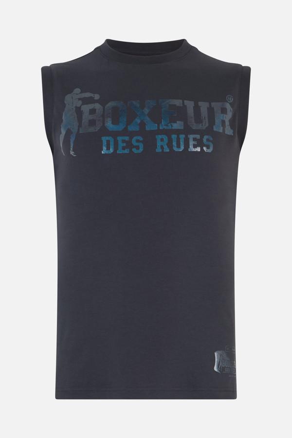 Black Logo Tank Top Anthracite