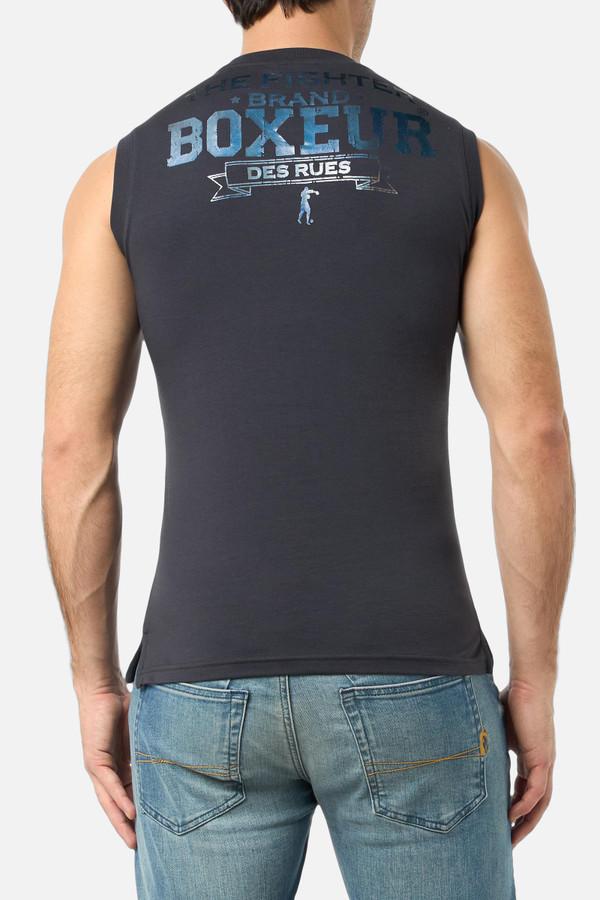 Black Logo Tank Top Anthracite