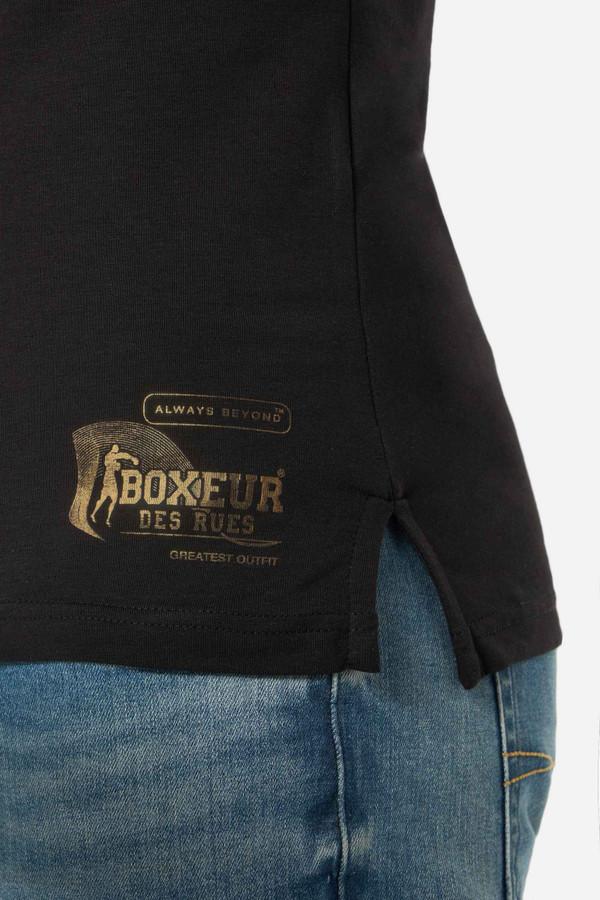 Black Logo Tank Top Black-Gold