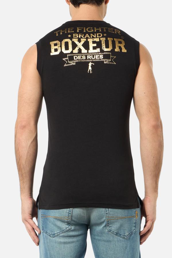 Black Logo Tank Top Black-Gold