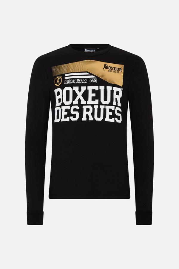 Black-Gold Long Sleeve Top Black-Gold