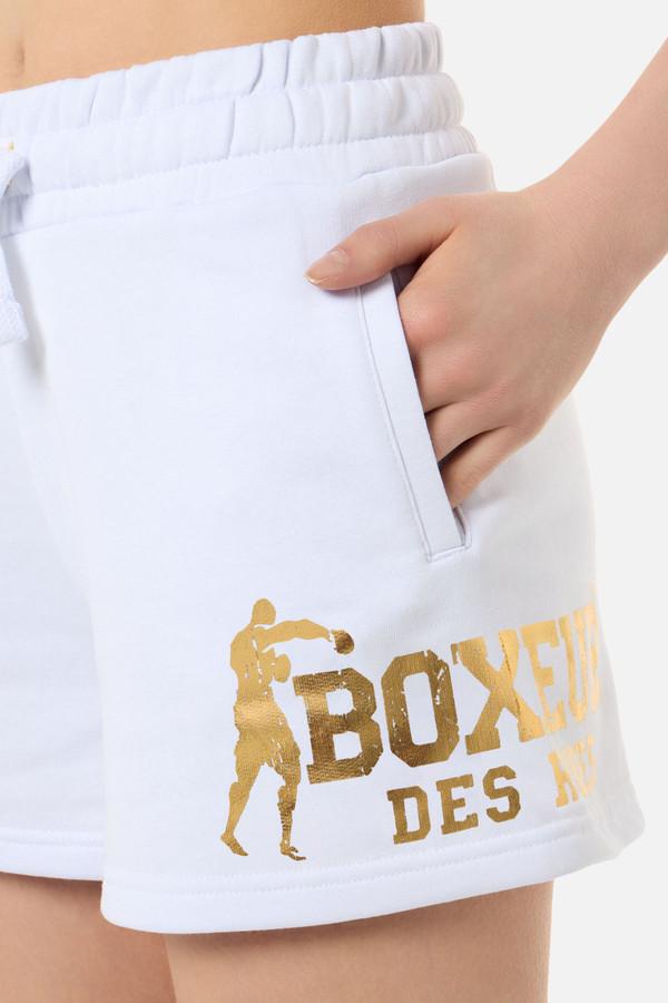 White Essential Shorts White-Gold