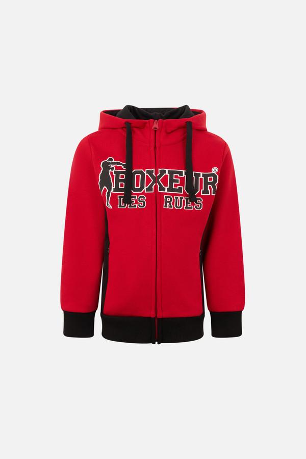 Felpa Kids Con Cappuccio Rossa