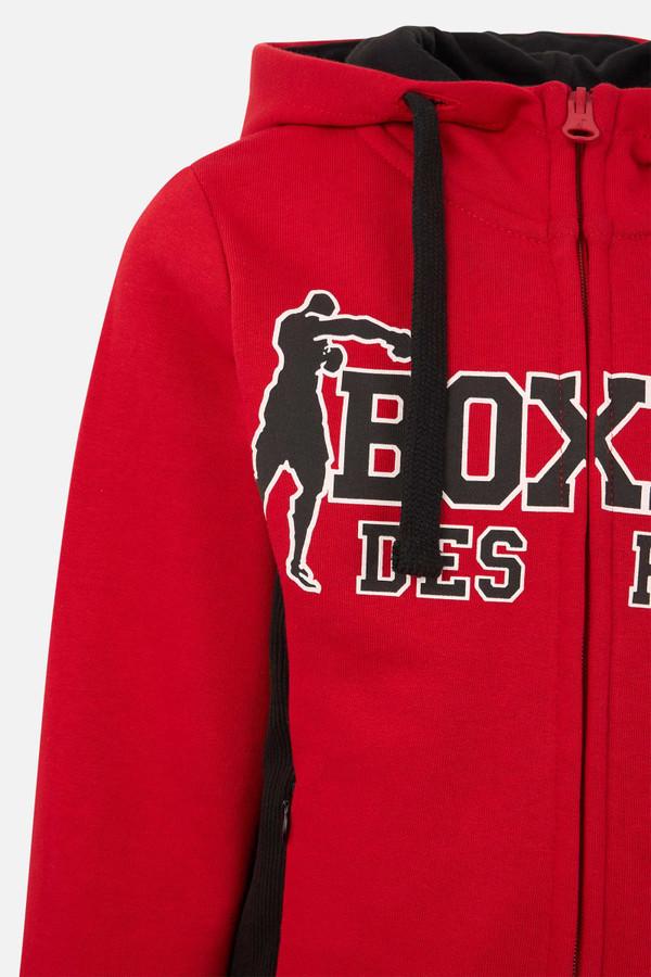 Felpa Kids Con Cappuccio Rossa