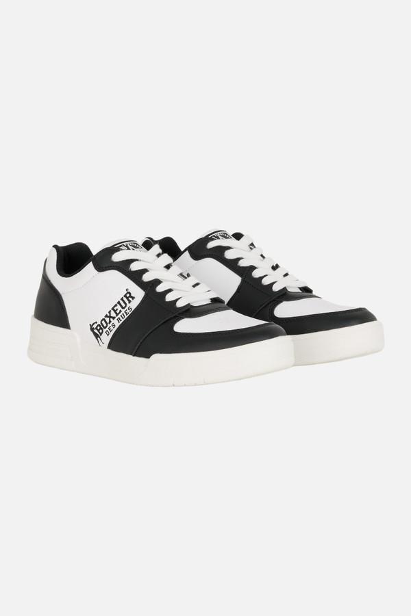Low Trainers Black-White
