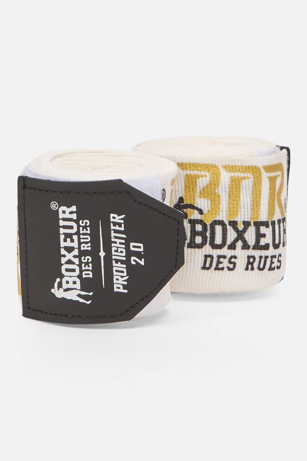 Black Handwraps White-Gold