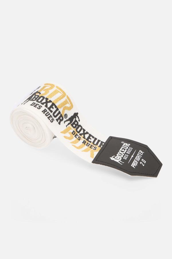 Black Handwraps White-Gold