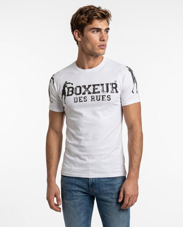 T-Shirt Fit Slim Con Logo White