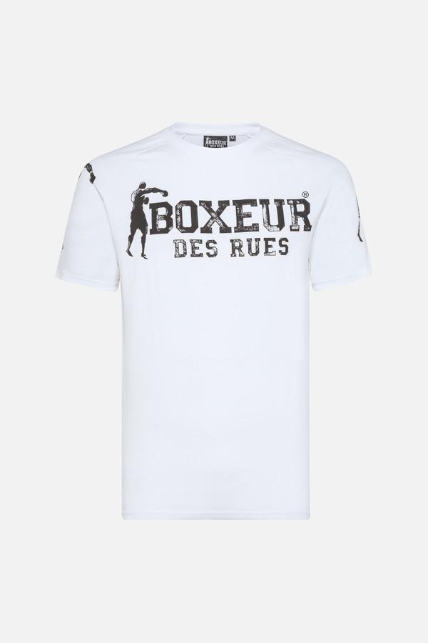 T-Shirt Fit Slim Con Logo White