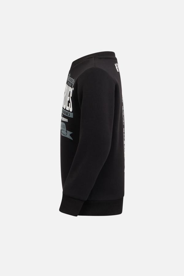 Black Crew Neck Sweatshirt Black
