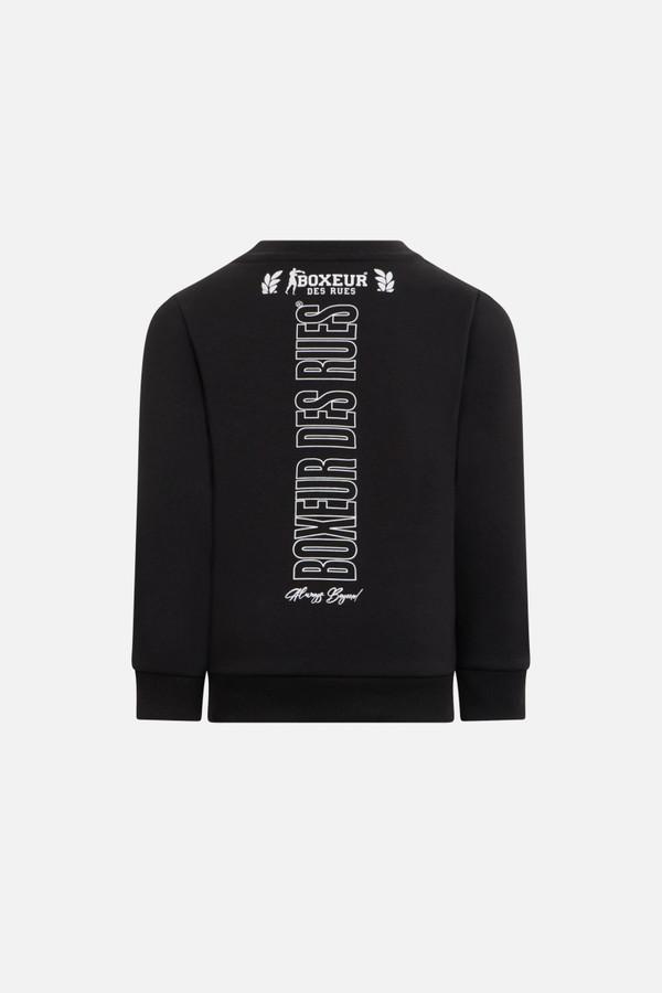 Black Crew Neck Sweatshirt Black