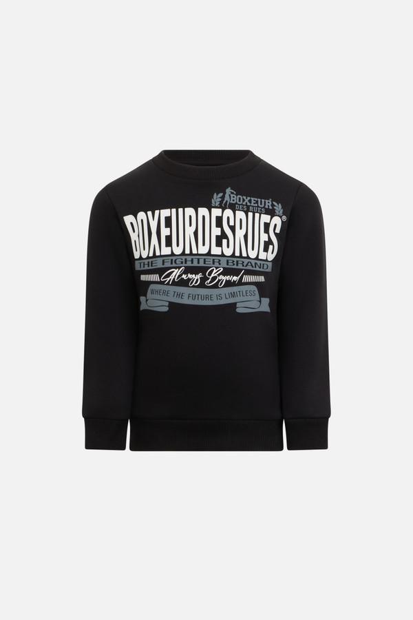 Black Crew Neck Sweatshirt Black