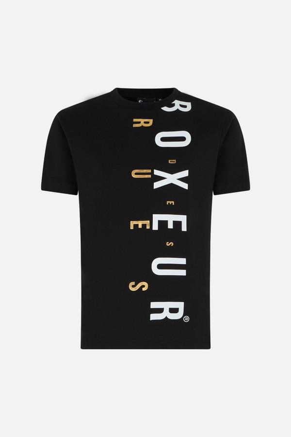 Black And Gold Graphic T-Shirt Black-Gold