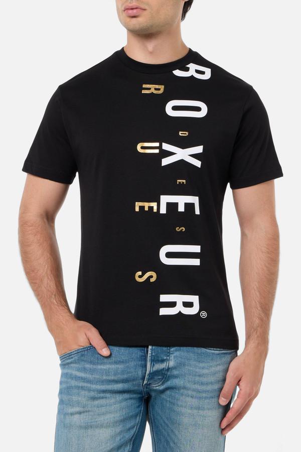 Black And Gold Graphic T-Shirt Black-Gold