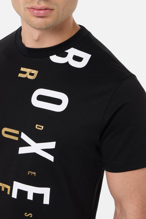 Black And Gold Graphic T-Shirt Black-Gold