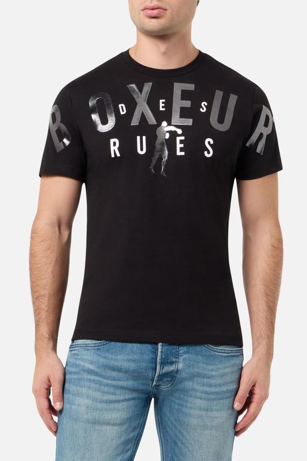 T-Shirt Graficata Black-Titanium