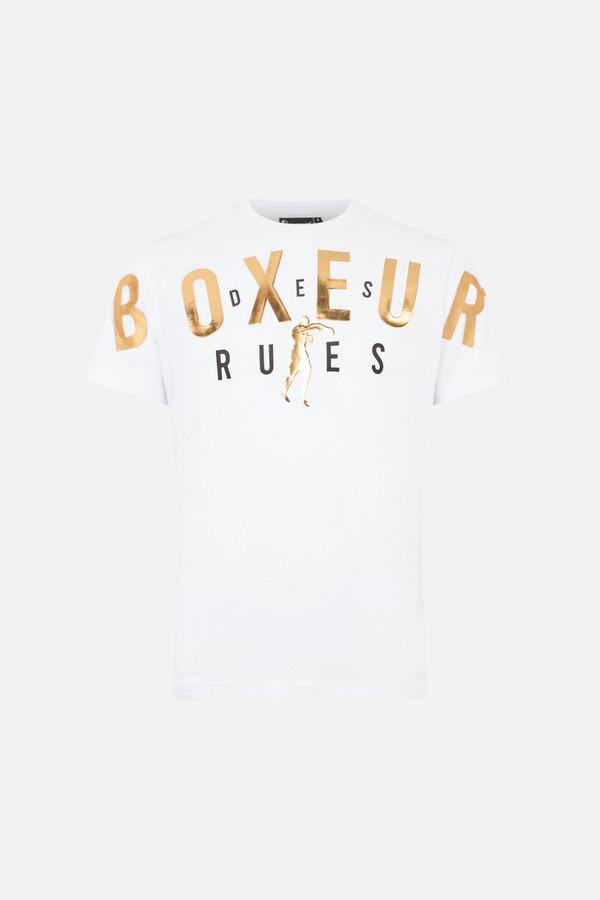 White Graphic T-Shirt White-Gold