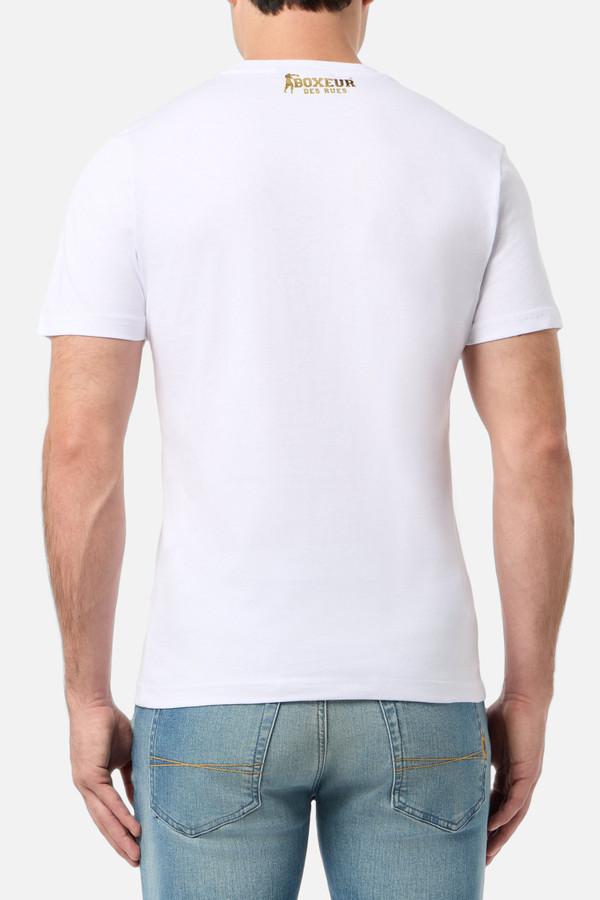 White Graphic T-Shirt White-Gold