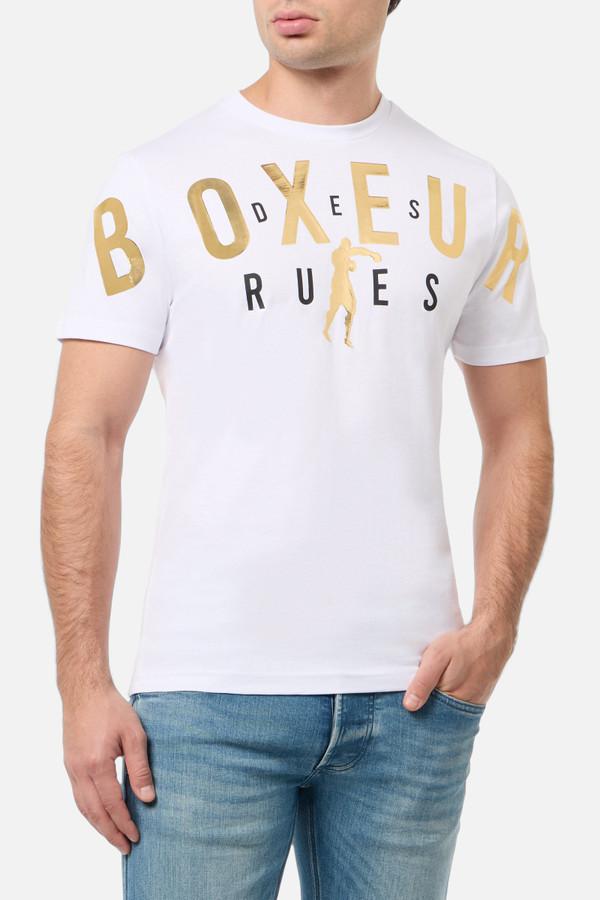 White Graphic T-Shirt White-Gold