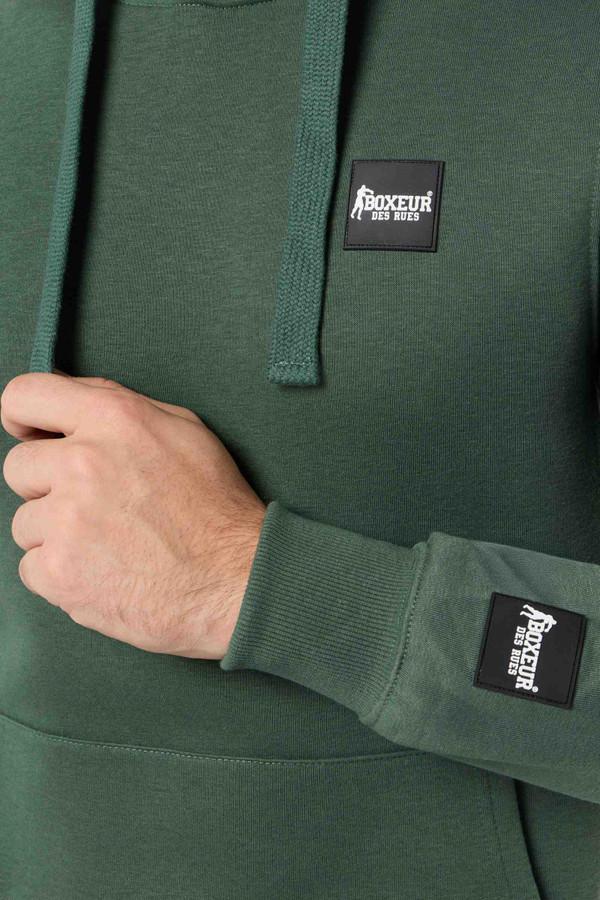 Felpa Sportiva con Cappuccio e Tasca Centrale OD Green - Defcon5 Felpa Sportiva con Cappuccio e Tasca Centrale OD Green - Defcon5